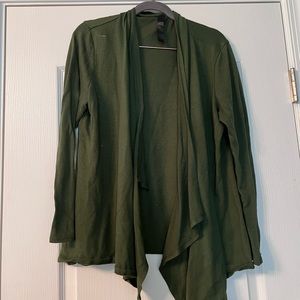Olive green cardigan
